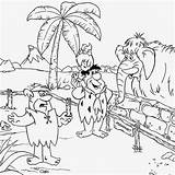 Coloring Drawing Pages Easy Age Stone Teenagers Jungle Flintstones Kids Rainforest Color Printable Animals Drawings Creative Cartoon Landscape Clipart Caveman sketch template