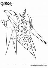 Coloring Mega Pokemon Beedrill Pages Printable Kids Color sketch template