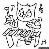 Coloring Music Pages Instruments Recorder Musical Owl Sheets Colouring Xylophone Color Classroom Kindergarten Worksheets Playing Percussion Printable Getcolorings Primary Animals sketch template