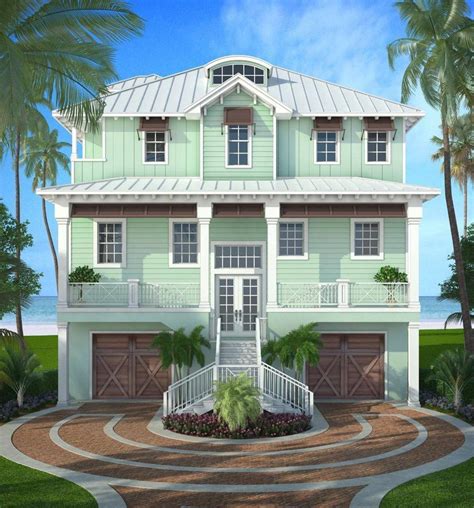 hpm home plans home plan   coastal house plans florida house plans beach house decor