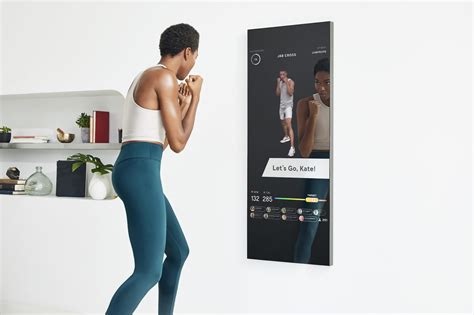 a 1 500 smart mirror brings live fitness classes to your home engadget