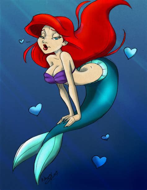 Aeo S Sexy Ariel Coloured By Feujenny07 On Deviantart
