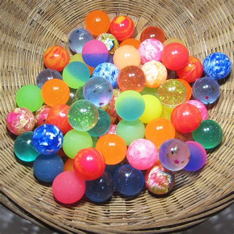 pcspack funny toy balls mixed super bouncy ball children elastic