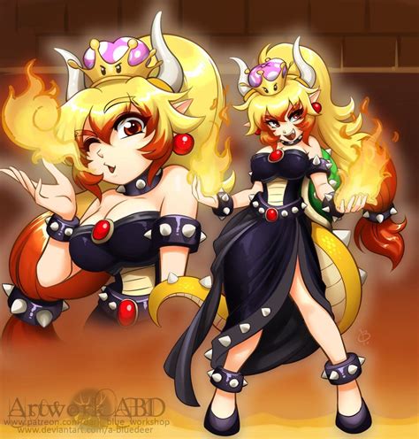 pin by bowsette koopa ♠ on bowsette anime airbrush