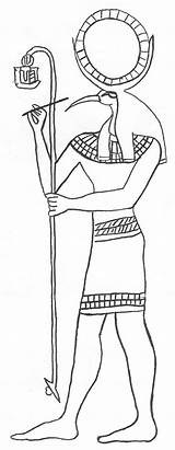 Ancient Egypt Mesopotamia Gods Coloringhome Hieroglyphics Osiris sketch template