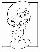Coloring Pages Smurfs Valentine Printable Choose Board Drawings Color sketch template
