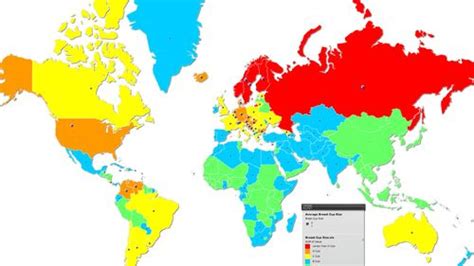 Breast Size Map Of The World Revealed This Is How Brits Compare On The