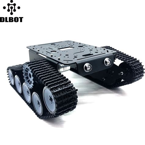 tp aluminum alloy body smart tank chassis  robot arm interfaceplastic wheel plastic