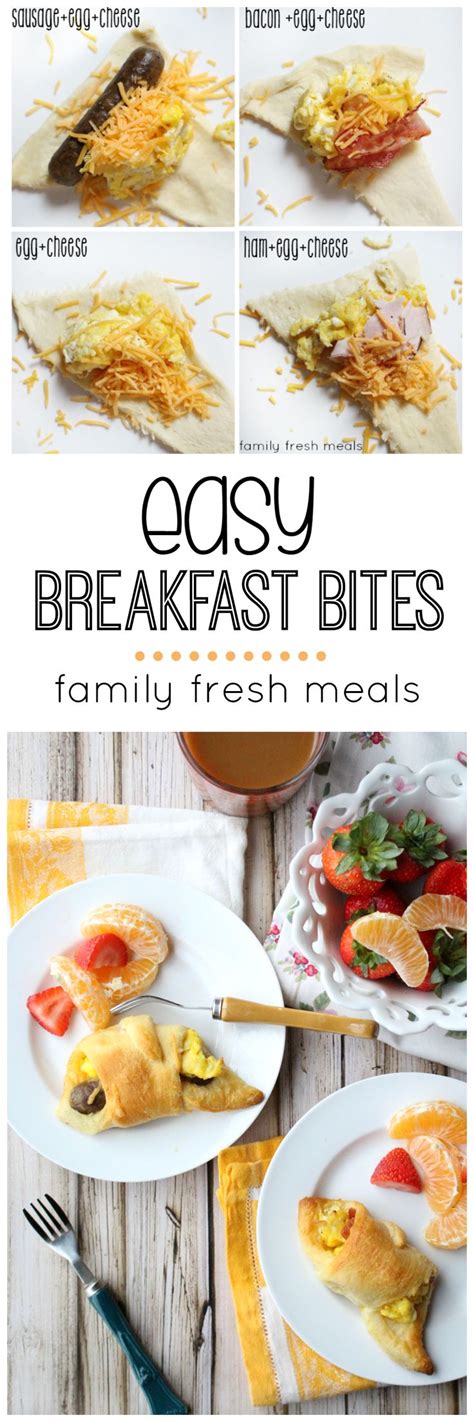 easy breakfast bites recipe