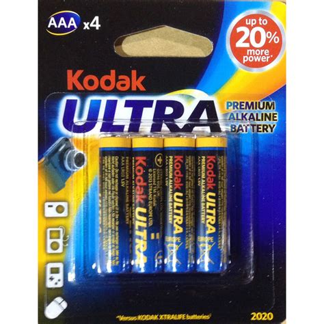 kodak aaa  ultra premium alkaline battery  pack