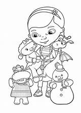 Doc Mcstuffins Coloring Pages Kids Hospital Printable Color Print Toy Christmas Coloring4free Help Stuffy Netart Disney Colouring Sheets Birthday Doctor sketch template