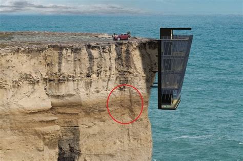 House Hanging Off A Cliff Not Falling House Prices