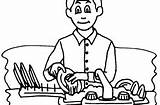 Coloring Pages Chores Getdrawings sketch template