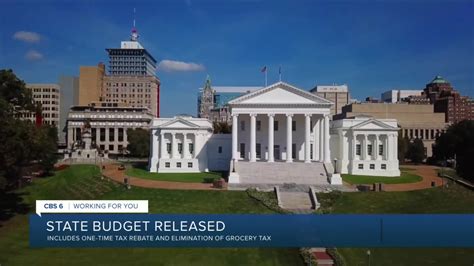 virginia budget plans include tax rebate grocery tax elimination