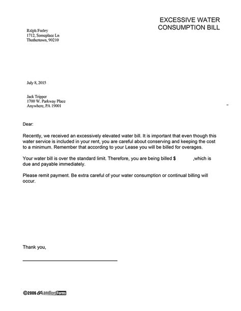 pay less notice letter template