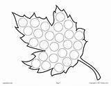 Dot Fall Printables Do Painting Pages Coloring Autumn Thanksgiving Worksheets Preschool Crafts Leaf Printable Activities Marker Kindergarten Kids Mpmschoolsupplies Halloween sketch template