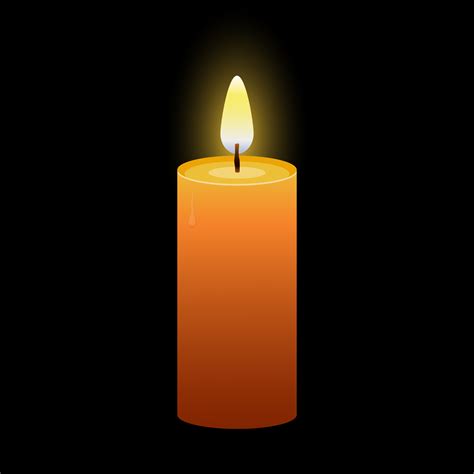 memorial candle vector art icons  graphics