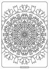 Mandala Coloringoo sketch template