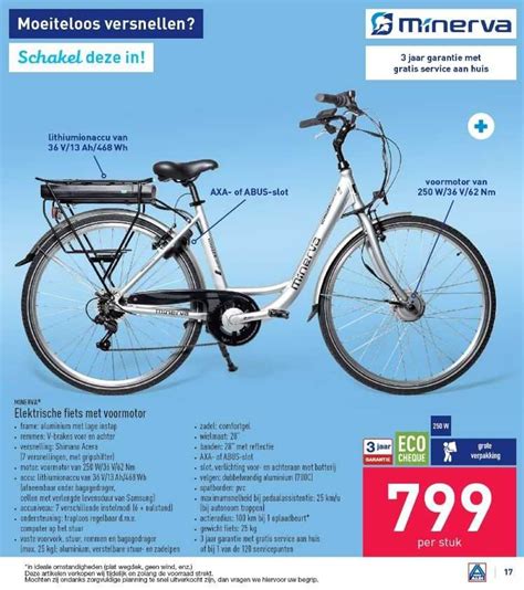 aldi pakt uit met goedkope elektrische fiets met grote actieradius redactie