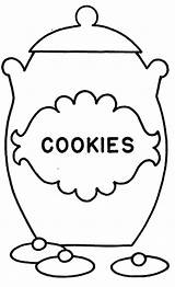 Cookie Jar Coloring Pages Drawing Draw Coloringsky Sky sketch template