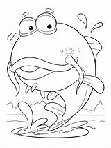 Pez Pesce Colorkid Manny Gros Poisson Grosser Fisch Handy Coloriage Meister Outils Manitas Tuttofare Grouper Coloriages sketch template