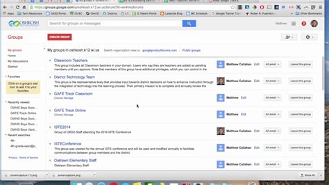 google groups overview youtube