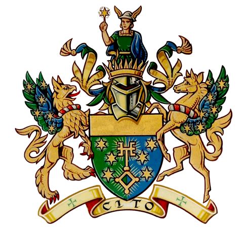 heraldic abc arms badge  crest part  armorial