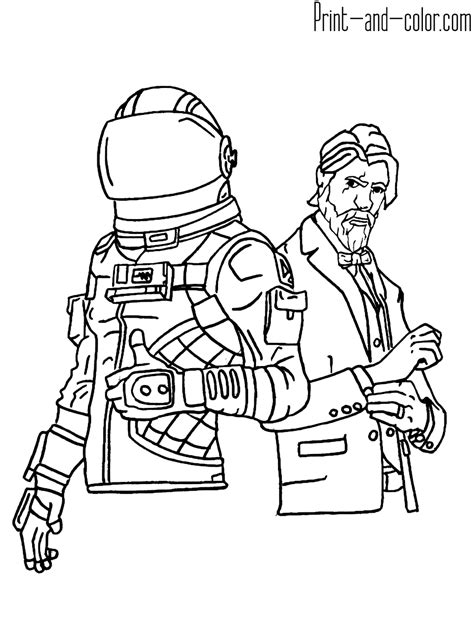 fortnite sheet coloring pages