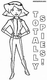Spies Totally Coloring Pages sketch template