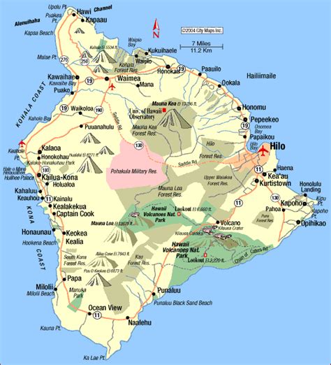 hawaii island tourist map hawaii mappery