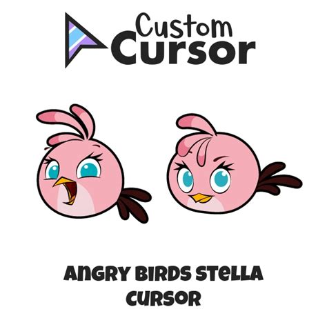 angry birds stella cursor custom cursor