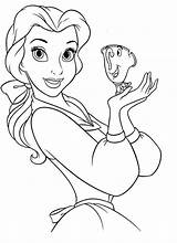 Belle Coloring Pages Princess Potts Printable Mrs Chip Coloring4free Color Disney Print Getdrawings Getcolorings Coloringsun Pott Baby Colorings Sheets sketch template