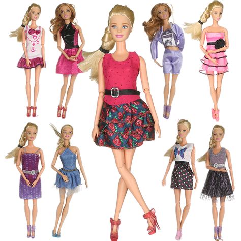 Fashion Jeans Skirts Clothes For Barbie Doll Accessories 11 Inch 30 Cm