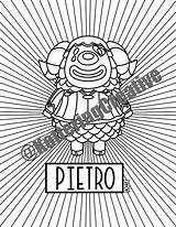 Pietro sketch template