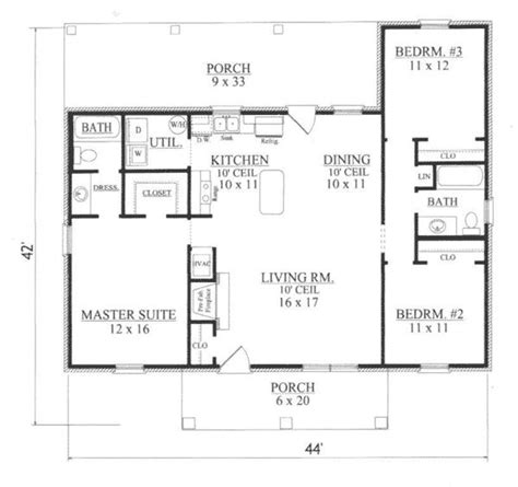 marilyn place ranch home house plans floor plans beach house plans