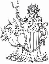 Hades Coloring Pages Griechische Götter Greek Dieux Mythologie Grecs Tattoo Colorier Grec Imprimer Gods Mythology Grecque Ausmalbilder Dessin Book Malvorlagen sketch template
