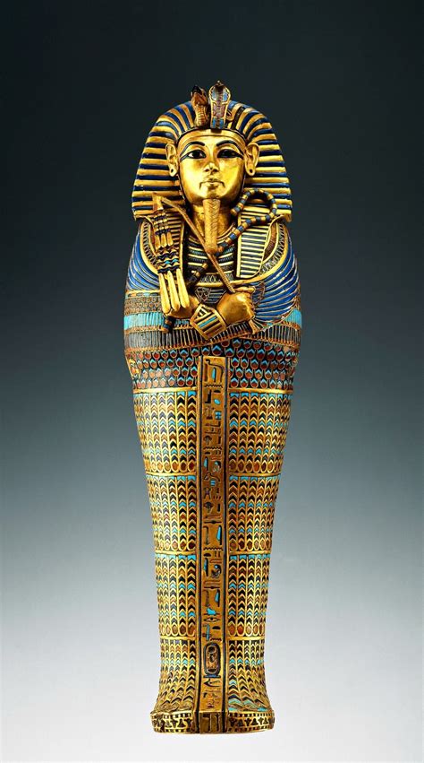 sarcophagus  tutankhamun paper model   ossorio artofit