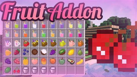 fruit frenzy addon minecraft bedrock edition xbox ps pc pe