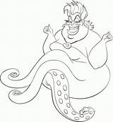 Disney Evil Queen Coloring Pages Clipart Villains Villans Getcolorings Clipground Ursula sketch template