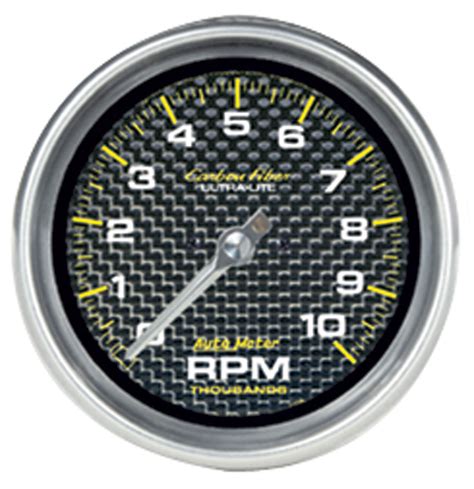 autometer   gto gauges carbon fiber series    dash tach  rpm  opgicom