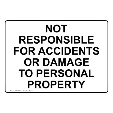 responsible  accidents  damage sign nhe  industrial