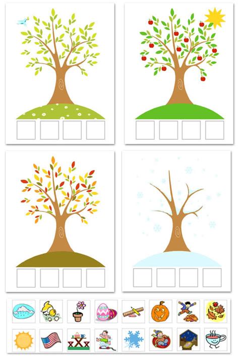 images   seasons printables kindergarten seasons worksheets