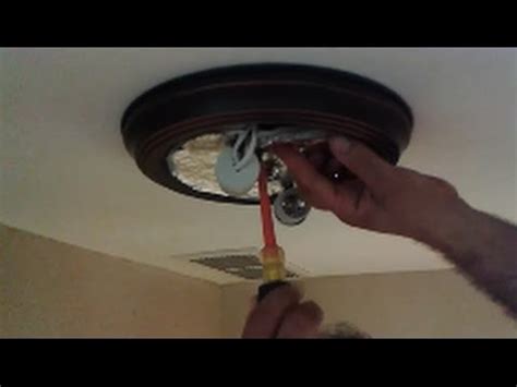 install   ceiling light fixture step  step    youtube