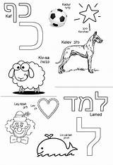 Hebrew Alphabet sketch template