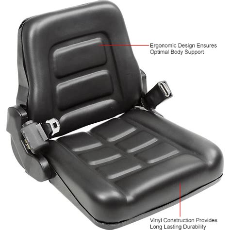 forklifts attachments seats vinyl