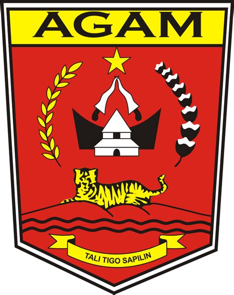 logo kabupaten agam kumpulan logo indonesia