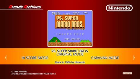 [review] Arcade Archives Vs Super Mario Bros Nintendo Switch