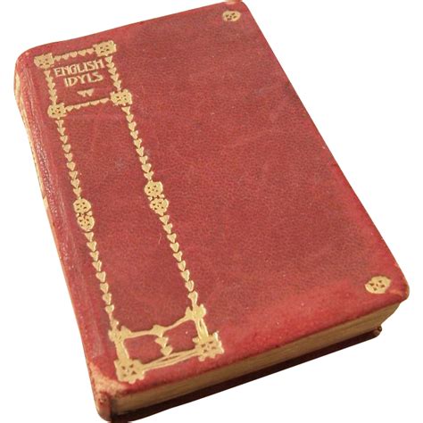 miniature book ca  english idylls  alfred lord tennyson  bagatelle  ruby lane