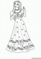 Principessa Barbie Colorkid Principesse Cane sketch template