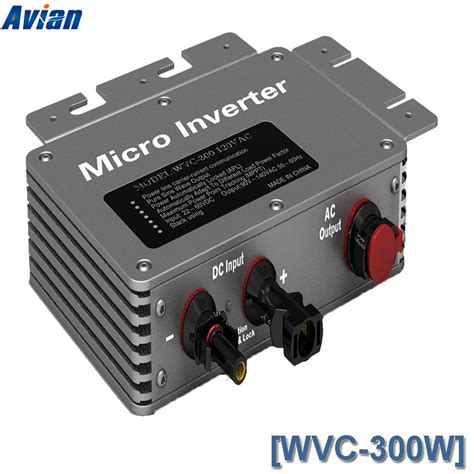 wvc  acvv mppt solar pure sine wave  grid tied micro inverter wireless